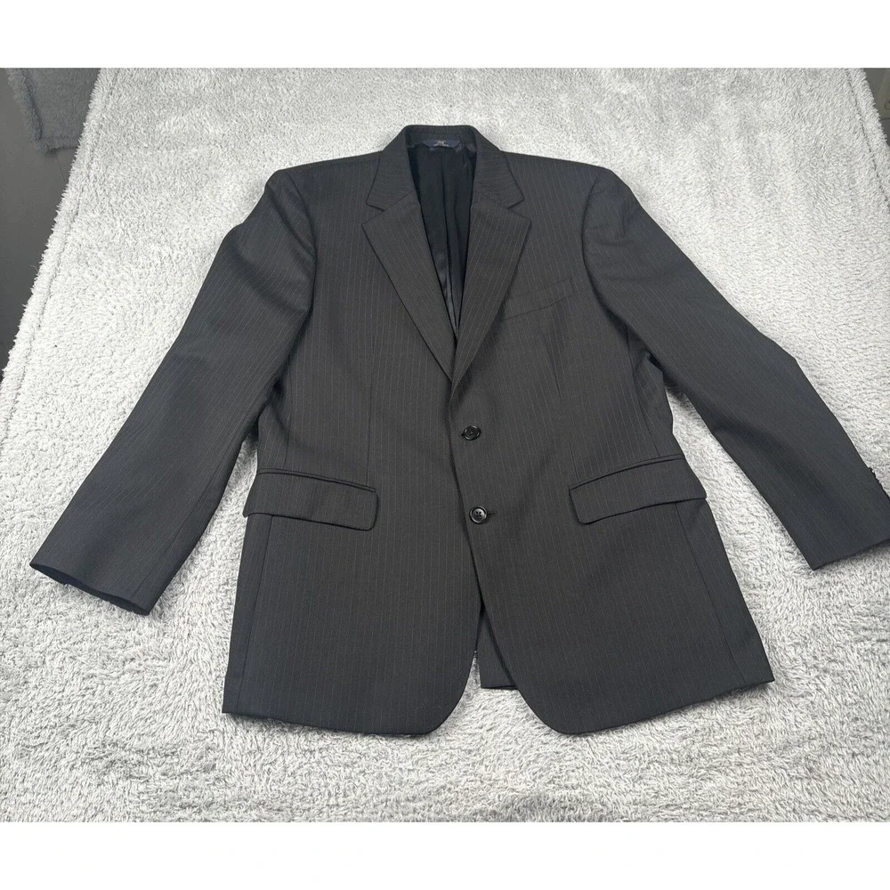 346 Brooks Brothers Sport Coat Mens 42 Striped Wool Stretch Blazer Jacket